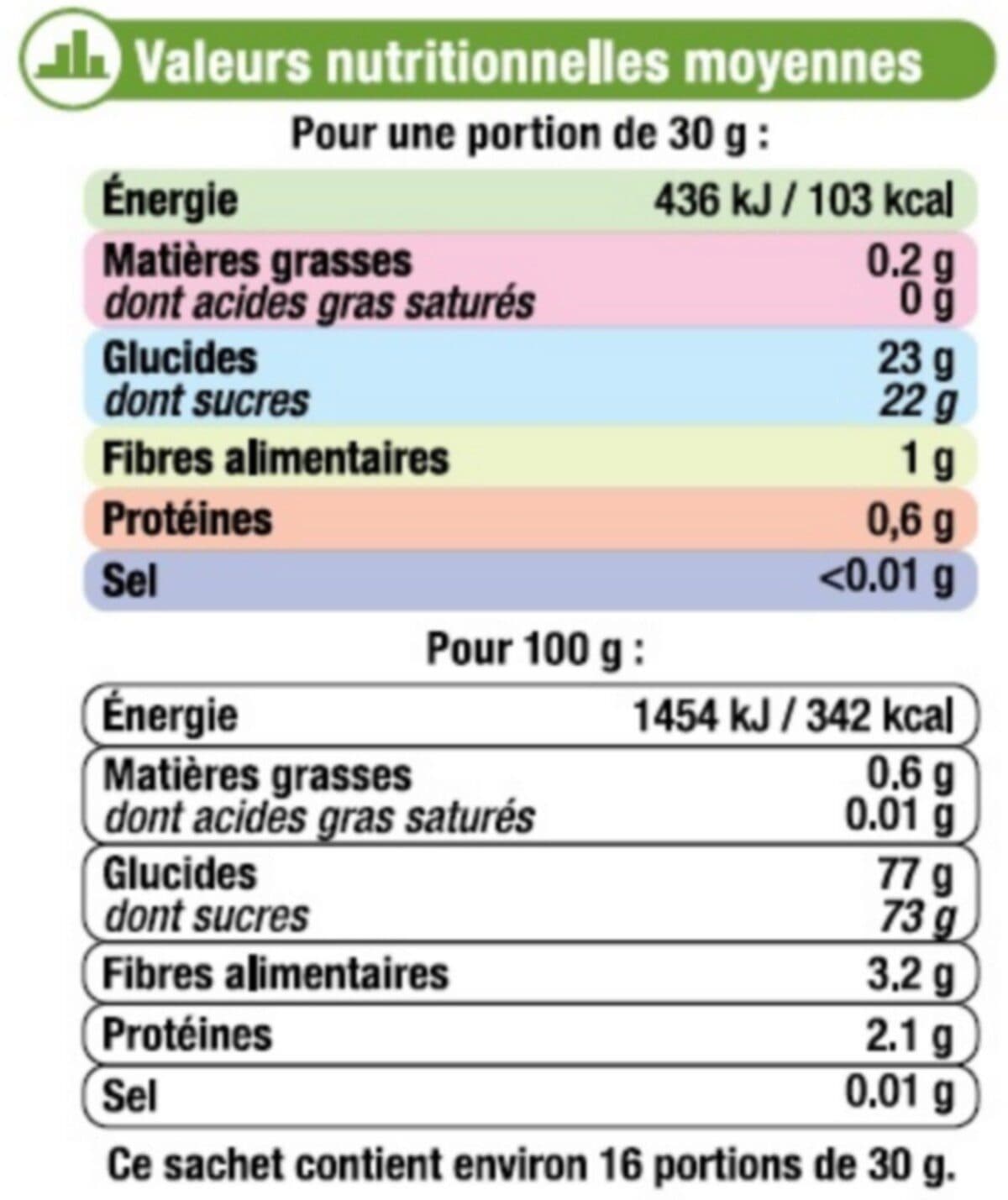 U Raisin sec Golden - Sachet 500g packshot