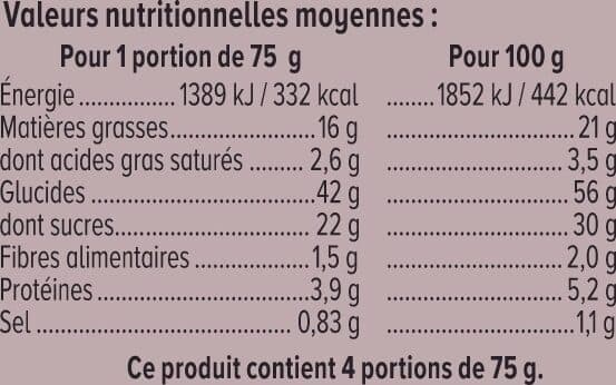 U Muffins au goût vanille et aux pépites chocolat, x4 300g packshot