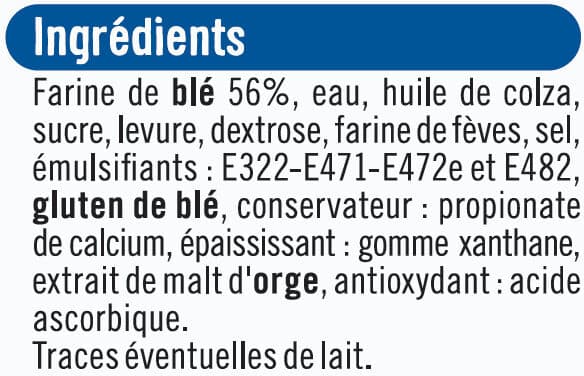 U Pain de mie moule ouvert 24 tranches - 500g packshot