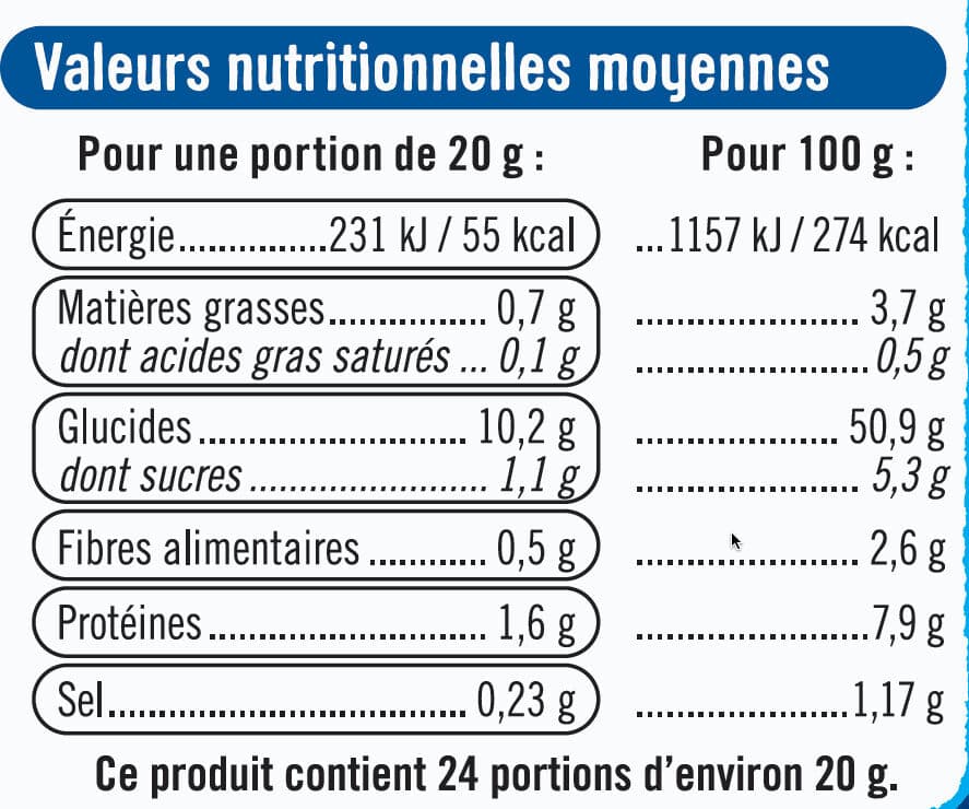 U Pain de mie moule ouvert 24 tranches - 500g packshot