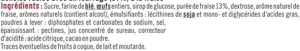 U Gâteau Mini roulé fraise 150g packshot