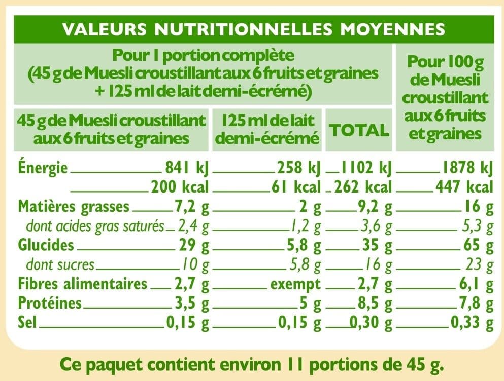 U Muesli croustillant aux fruits packshot