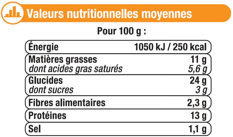 U Pizza aux 5 fromages packshot