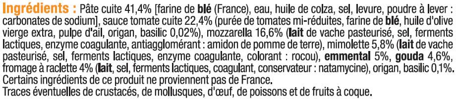 U Pizza aux 3 fromages, 200g packshot