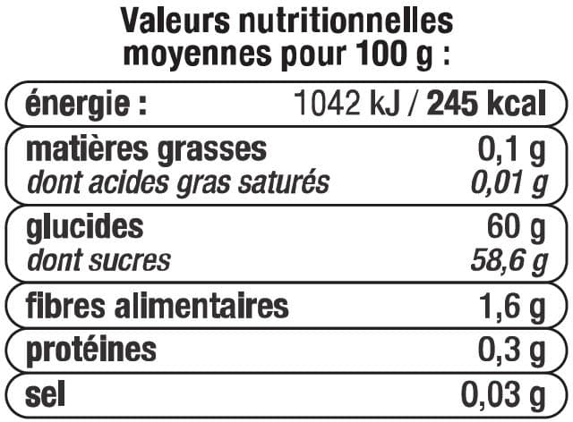 U Confiture extra de rhubarbe pot de 370g packshot