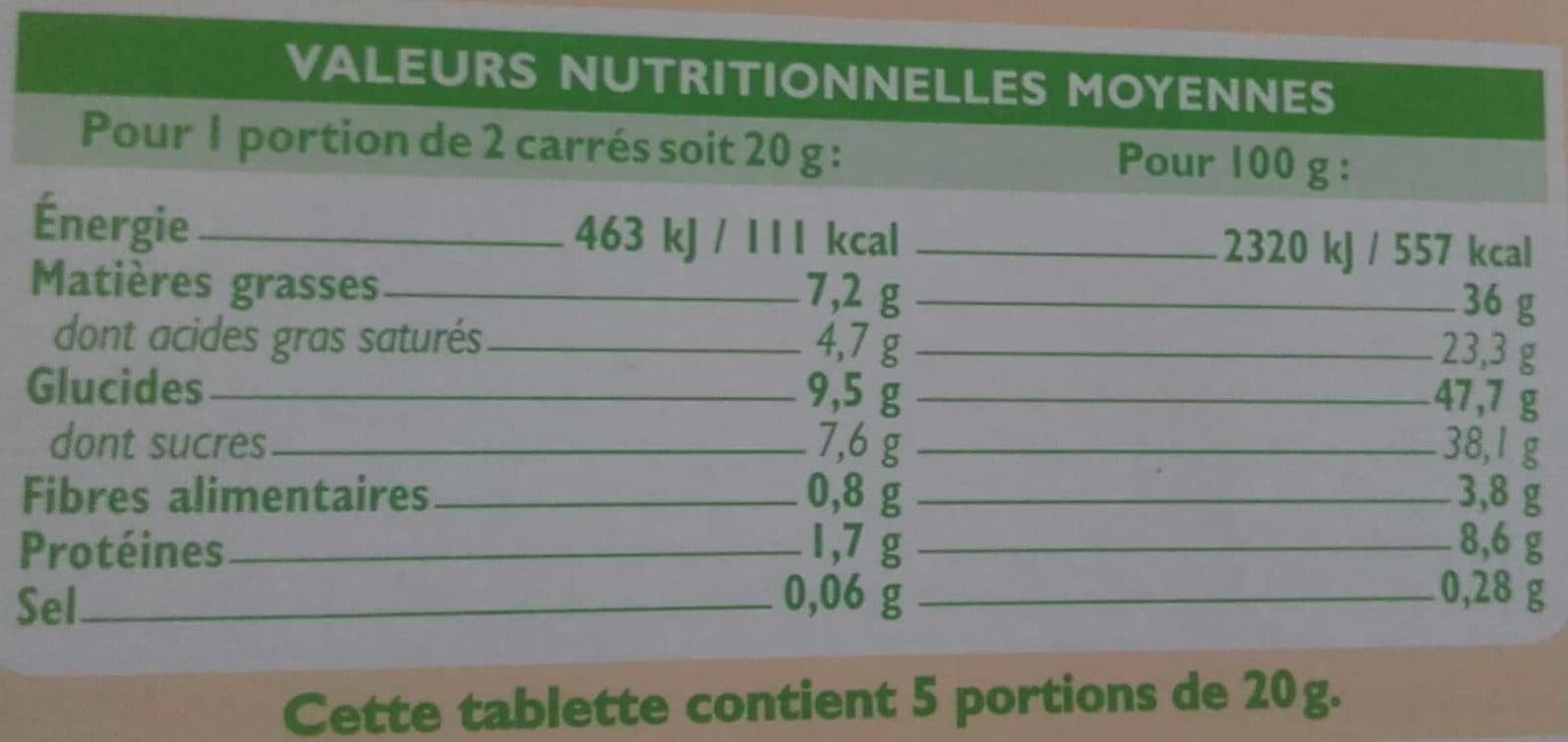 U Chocolat Lait Maïs Bio packshot