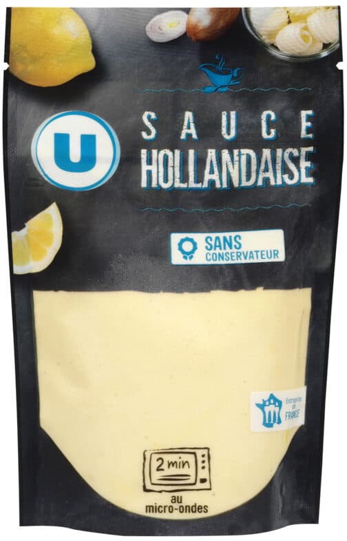 U Sauce hollandaise, sachet de 180g packshot
