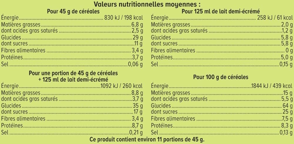 U Céréales Muesli croustillant aux fruits secs paquet 500g packshot