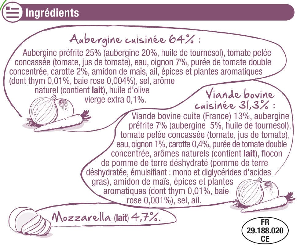 U Moussaka packshot