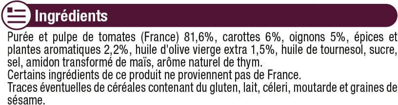 U Sauce provençale pot 446ml 420g packshot