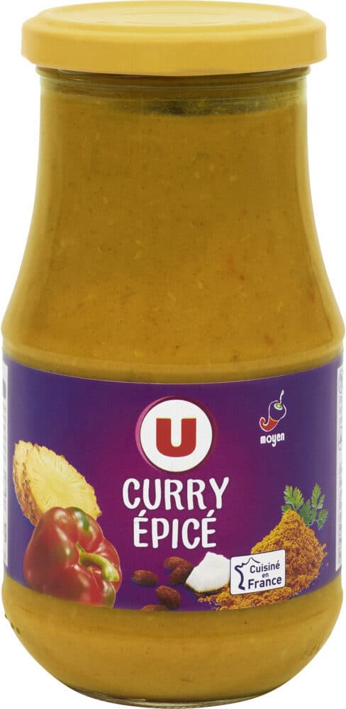 U Sauce curry épicée packshot