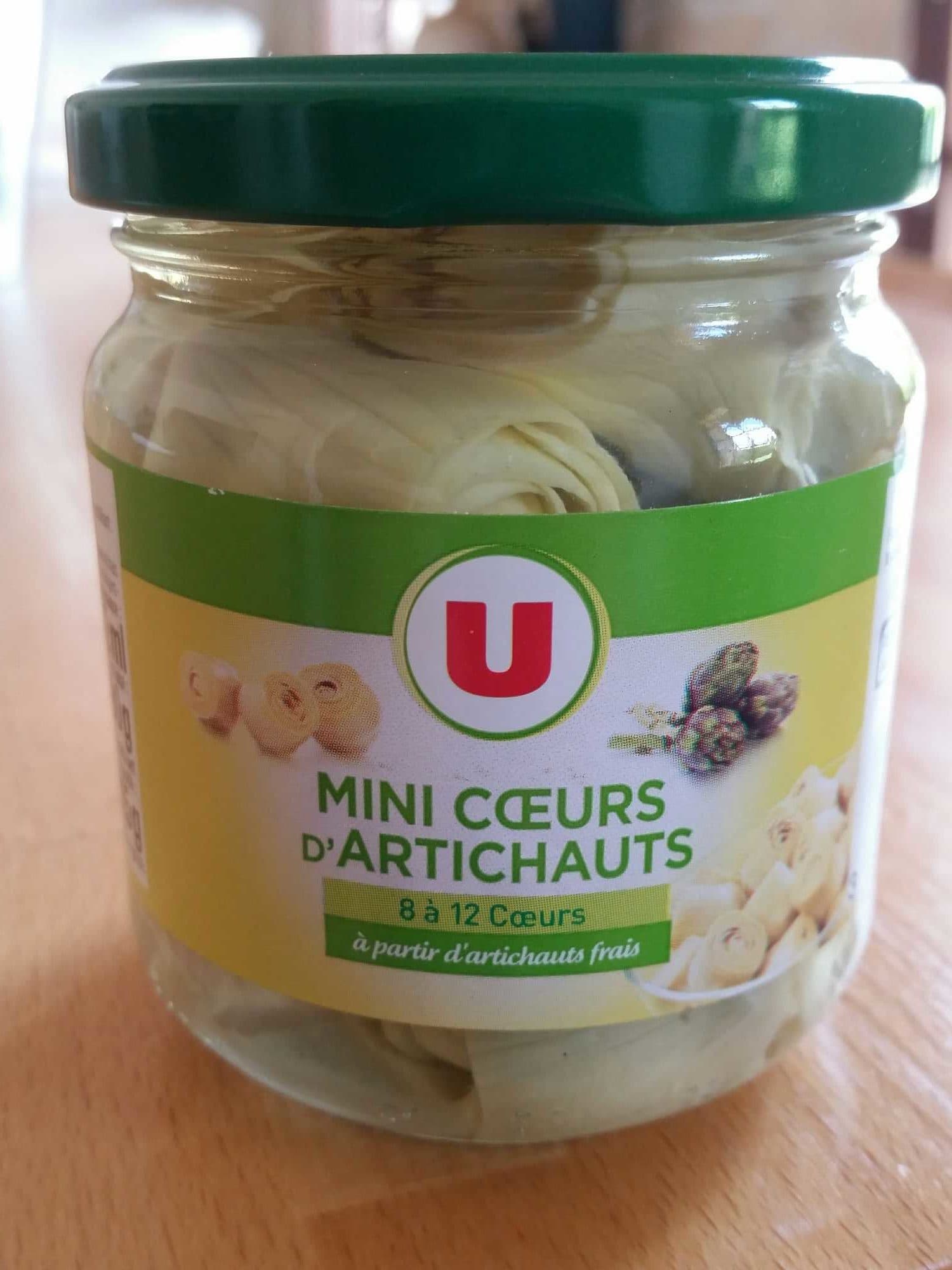 U Mini coeurs d'artichauts - Bocal 115g packshot