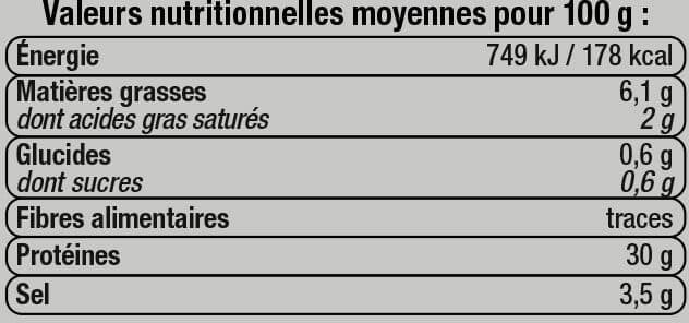 U Viande séchée de boeuf - x12 tranches, 80g packshot