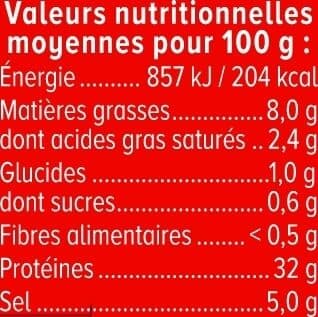 U Noix de jambon - x8 tranches, 100g packshot