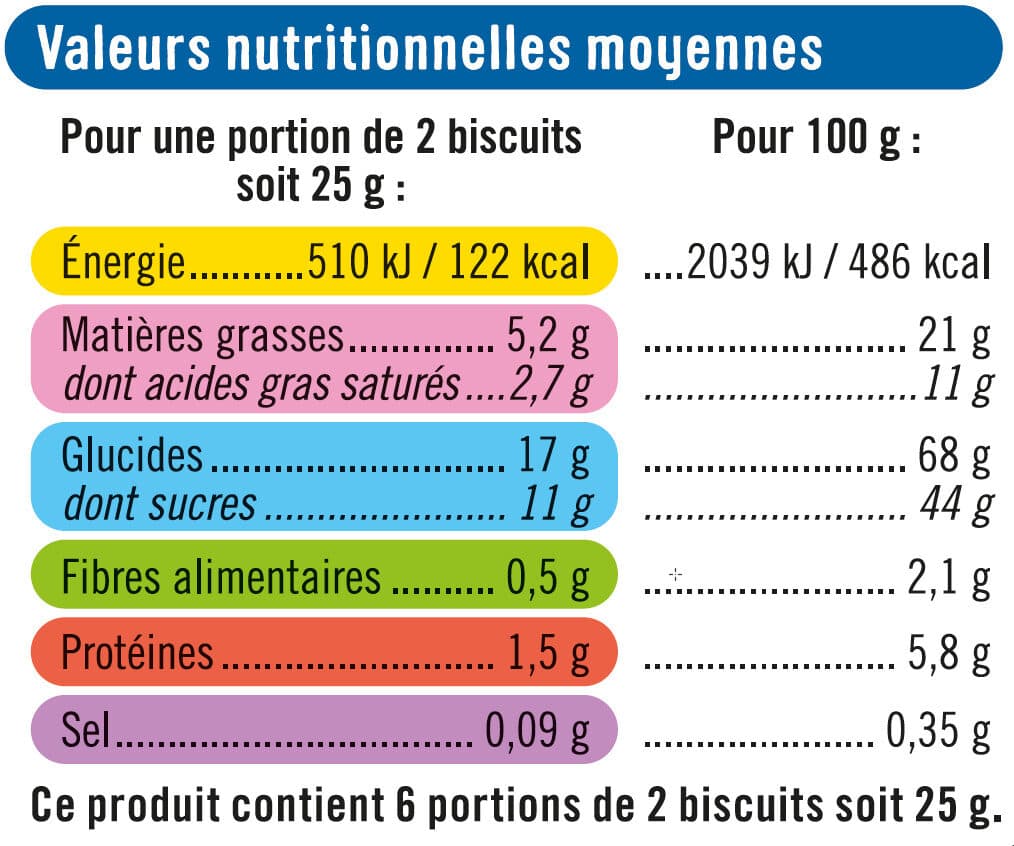 U Biscuit croustillant au chocolat au lait packshot