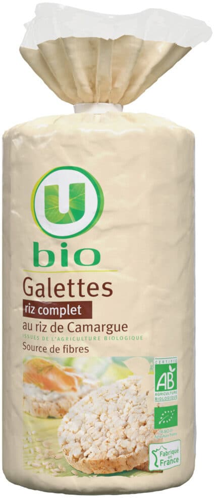 U Galettes de riz complet au riz de Camargue packshot