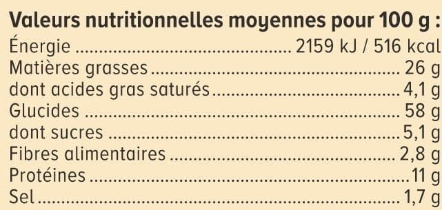 U Crackers feuilletés emmental paquet de 85g packshot