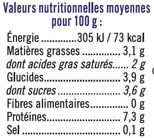 U Fromage frais au lait pasteurisé nature 3,2% de matière grasse packshot