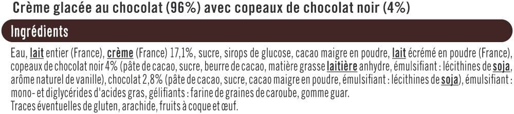 U Bac crème glacée chocolat+cop.choc.- 512G packshot