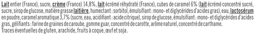 U Bac crème glacée caramel - 500g packshot