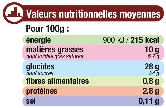 U Bac crème glacée menthe choco - 500g packshot