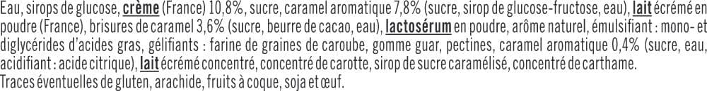 U Bac crème glacée crème brûlée - 507g packshot