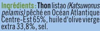 U Miettes de thon huile olive peche ligne 160g packshot