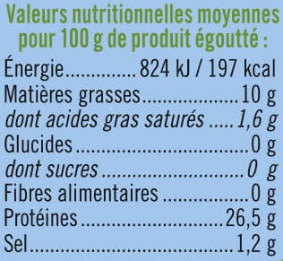 U Miettes de thon huile olive peche ligne 160g packshot