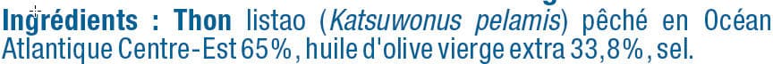 U Miettes de thon à l'huile d'olive pêché à la ligne packshot