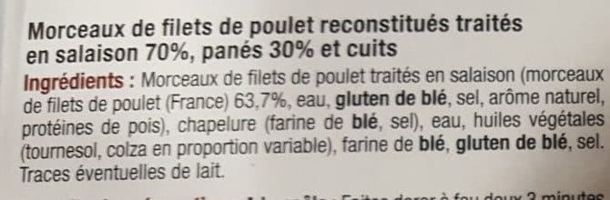 U Nuggets de filet de poulet packshot