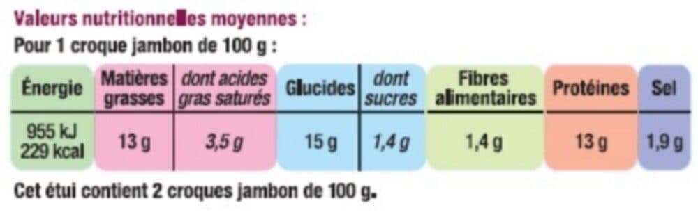 U Croque jambon de dinde packshot