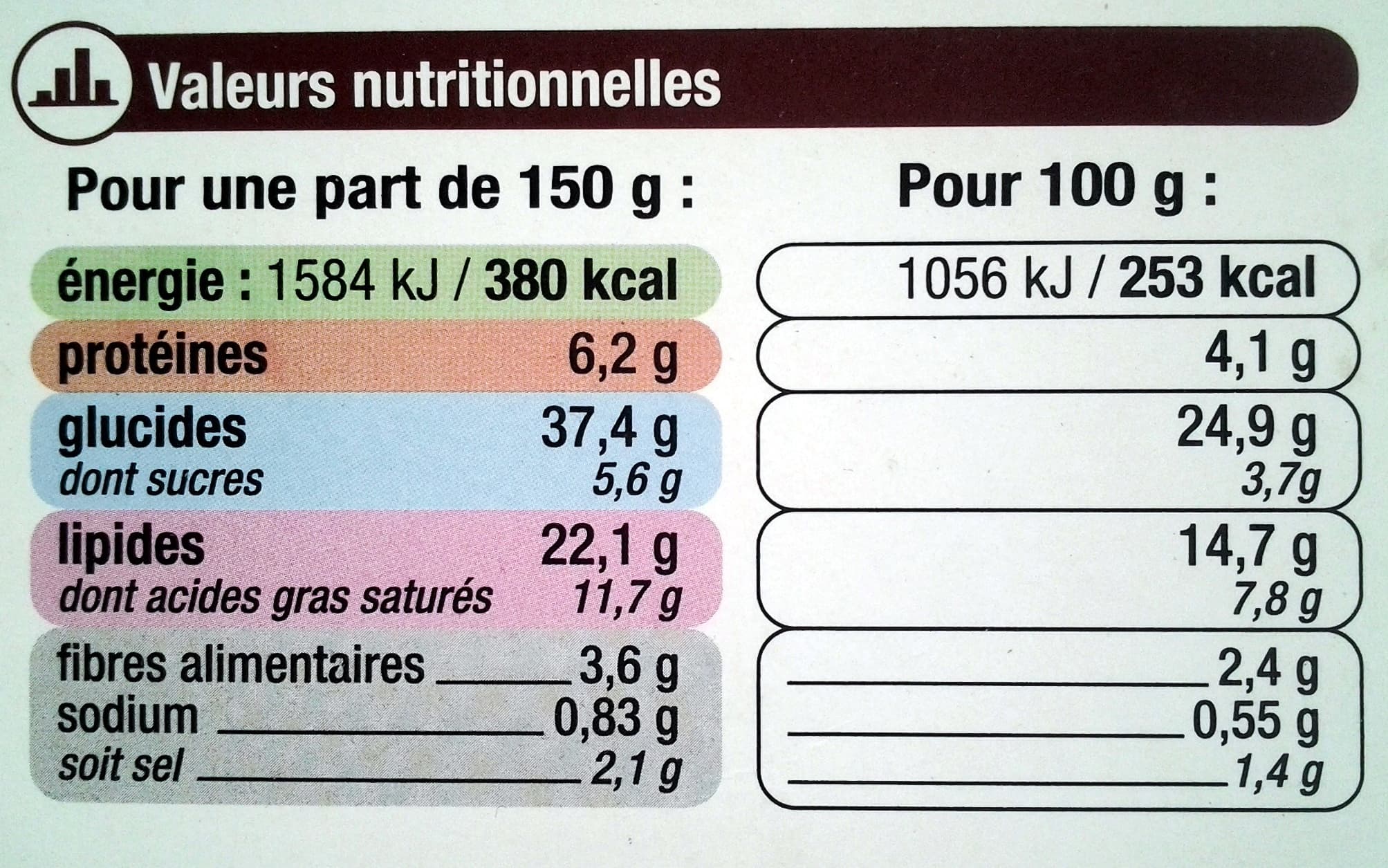 U Tourte Champignons - surgelée 500 g packshot