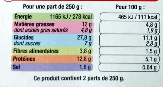 U Lasagnes à la Bolognaise au basilic packshot