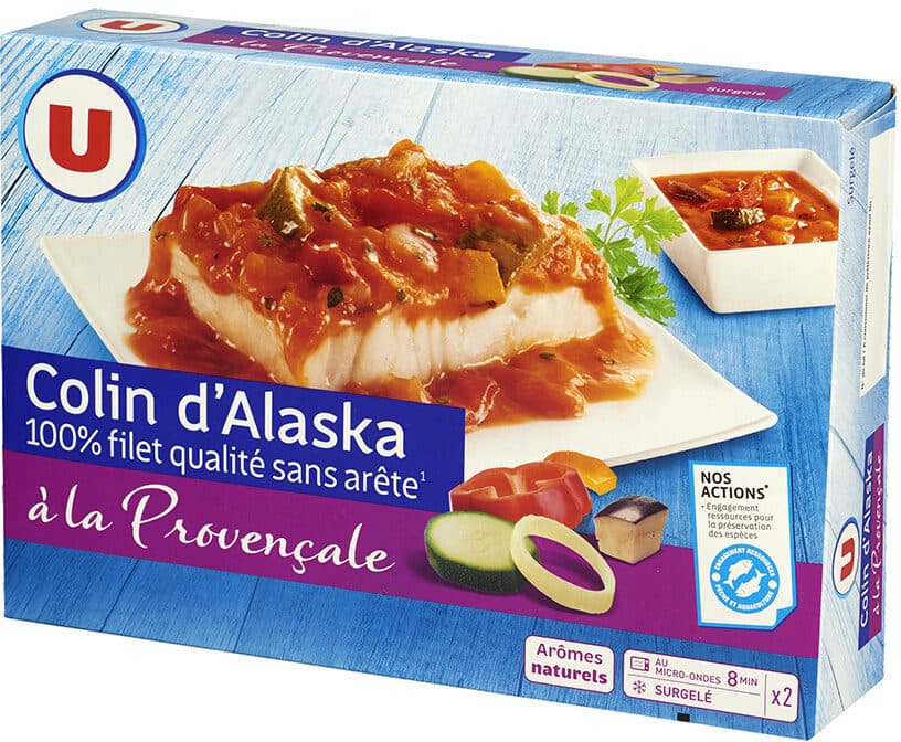 U Colin d'Alaska à la provençale 450g packshot