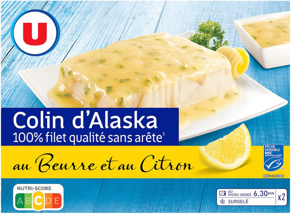 U Colin d'Alaksa sauce beurre citron 400g packshot