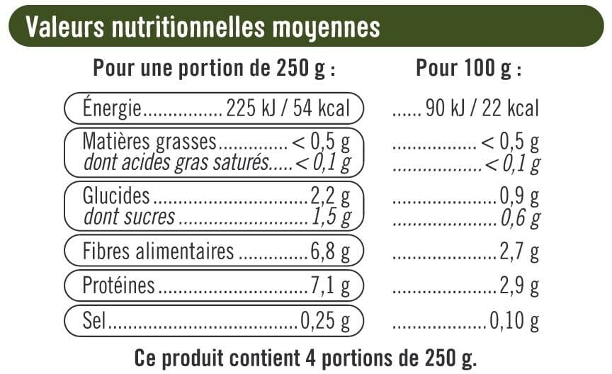 U Épinards en branches sachet de 1kg packshot