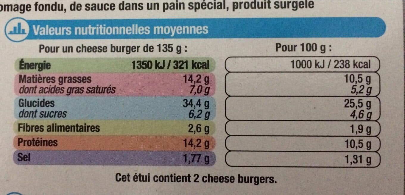U Cheese burger packshot