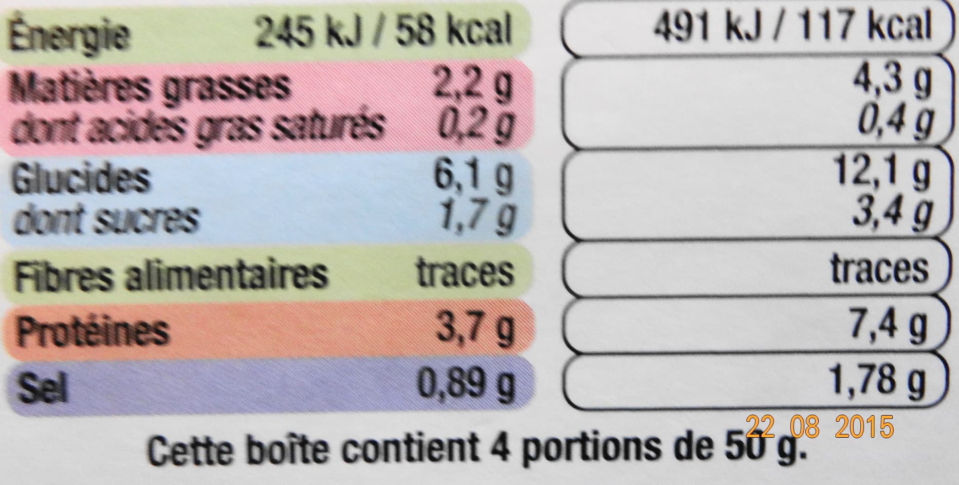 U Bâtonnets de la mer goût Crabe (12 bâtonnets) packshot