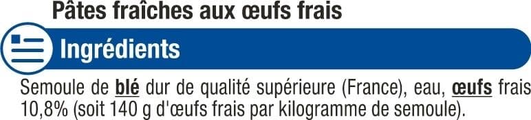 U Tagliatelles aux oeufs frais 700g packshot