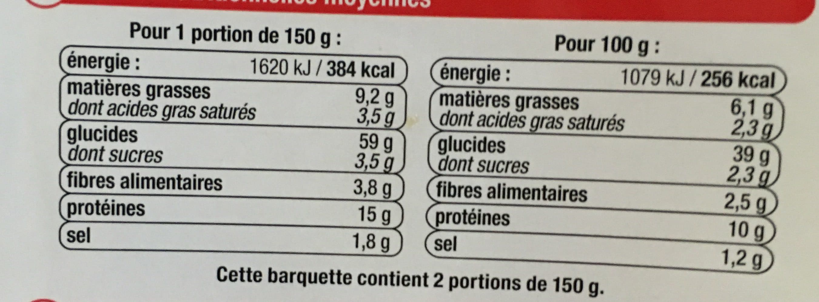 U Ravioli Boeuf packshot