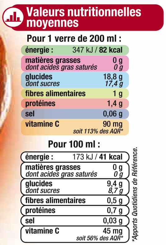 U Pur Jus réfrigéré d'oranges sanguines pressées 1l packshot