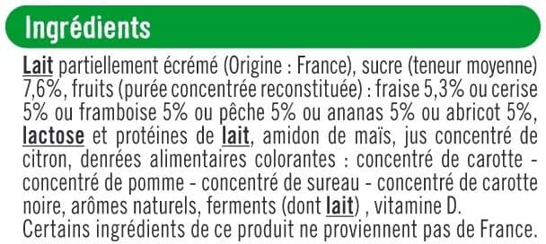 U Yaourt aux fruits mixés packshot