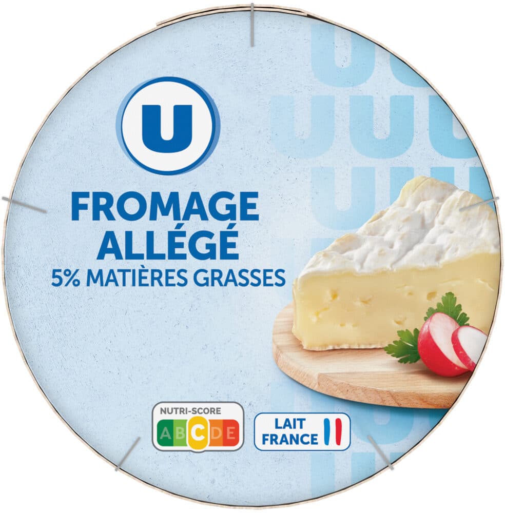 U Fromage léger au lait pasteurisé 5%MG, 250g packshot