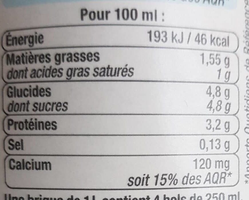 U Lait demi-écrémé packshot