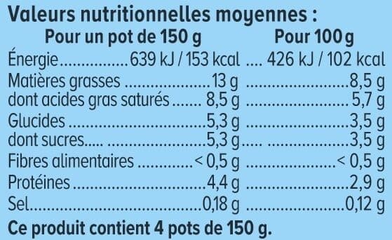 Magasins U Yaourt nature à la grecque 4x150g packshot