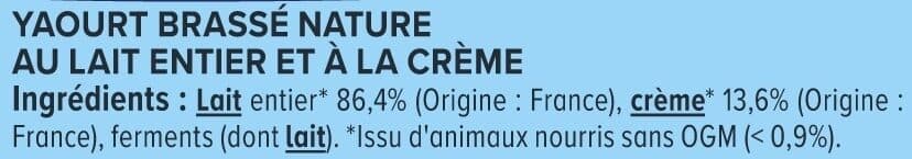 Magasins U Yaourt nature à la grecque 4x150g packshot