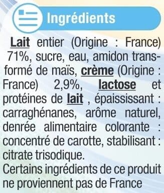 U Crème dessert saveur vanille 4x125g packshot