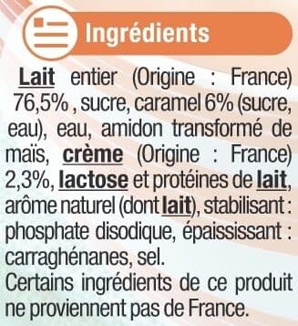 U Crème dessert saveur caramel 4x125g packshot