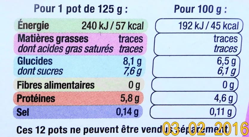 U Yaourts 0% mg, aux fruits avec morceaux, fraise-ceris-pêche-ananas-poire-pruneau packshot