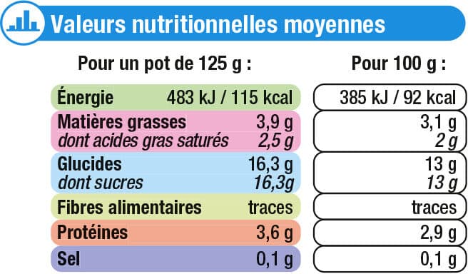 U Yaourt au lait entier à la vanille pot en verre 8x125g packshot